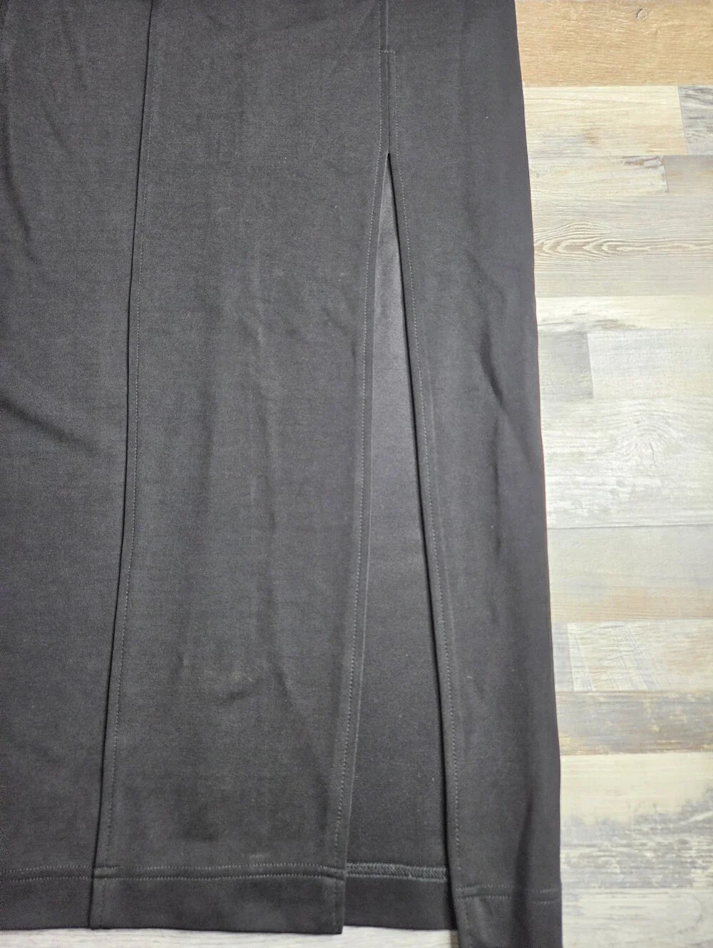 Tadashi (Shoji) Vintage Long Black Skirt Medium Made In USA